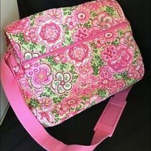 Vera Bradley ‘Petal Pink’ Floral Messenger Bag